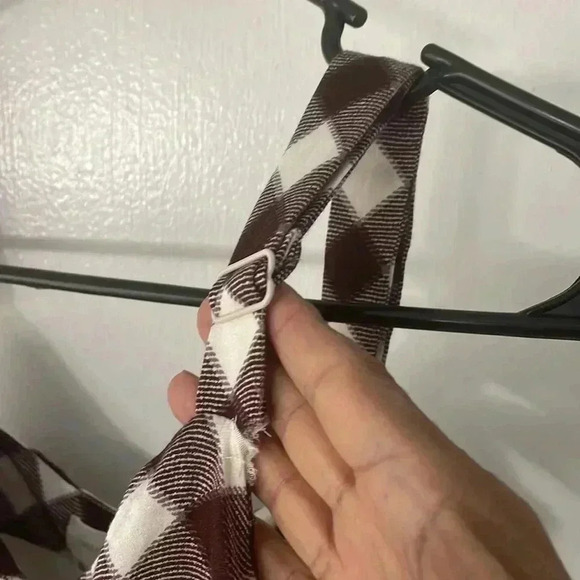 Urban outfitters checkered scrunch mini dress - Picture 8 of 14